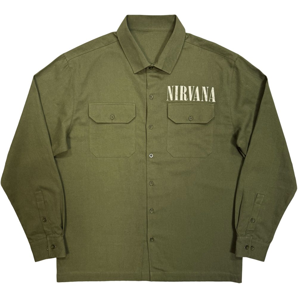 Nirvana - In Utero Logo Shirt - Groen